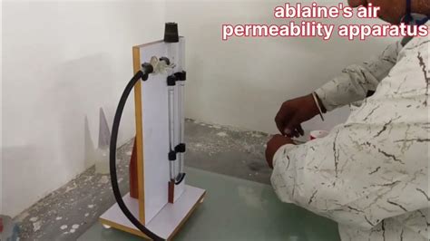 air permeability test composite|how to calculate air permeability.